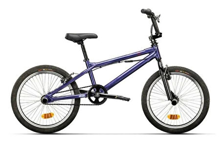 Carraro Conor Rave Bmx 20''Jant 27 Kadro 1 Vites V Fren Bisiklet Akrobasi Bisikleti Mor Siyah