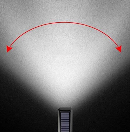 Güneş Enerjili Usb Şarjlı Bisiklet Lambası Solar Fener Ön Far Işık Aydınlatma Kornalı Kırmızı