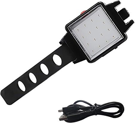 Forte Gt 6169 Bisiklet Arka Işık 3 Modlu 120 Lümen USB Şarjlı Güçlü Arka Stop
