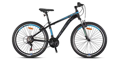 Kron XC 75 27.5" Jant 19' Kadro V-Fren 21 Vites Dağ Bisikleti Siyah Mavi Füme