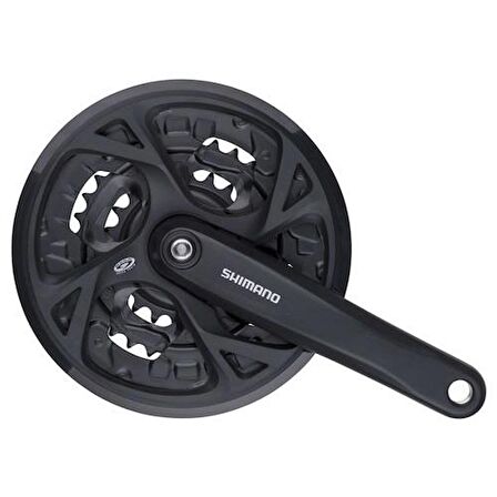 Shimano FC-M371 Bisiklet Aynakol 9 Vites Siyah 48x36x26T 170mm
