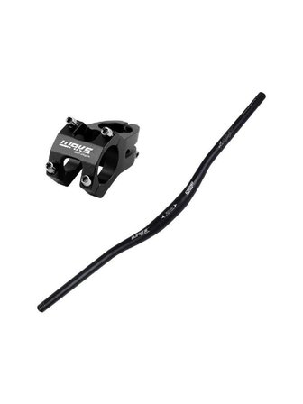 WAKE 780MM Alüminyum 31.8 Bisiklet Gidon + Boğaz Seti