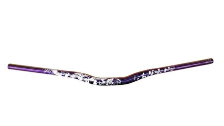Lunje Alüminyum 31.8 780 mm Riser Mtb Gidon Bisiklet Gidonu Bukalemun Beyaz
