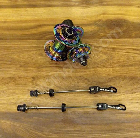 Hassns Pro 7 Rainbow Bisiklet Göbek Seti Ön Arka Kaset Göbek Seti 32 Delik 6 Vida Qr Mandal