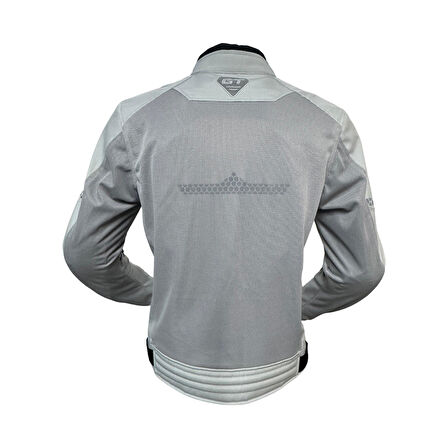 Forte Gt 1054 White Stone 7 Parça Full Korumalı Yazlık Motosiklet Montu XL Beden Beyaz