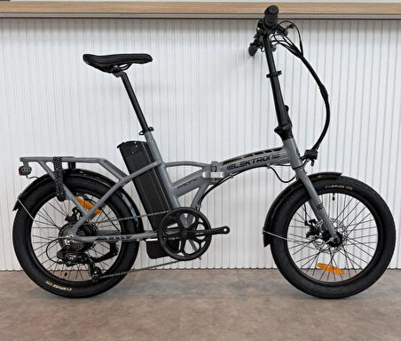 Kron Elektrone Pasific 20" Jant E-Bike 7 Vites Elektrikli Katlanır Bisiklet Nardo Gri