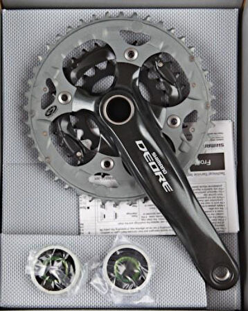 Shımano Deore FC-M590 175MM 42X32X24T Shımano Deore 3x9 Aynakol Hollowtech Orta Göbek Dahil