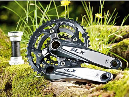 Shımano SLX FC-M660 - 175MM 42X32X24T Shımano SLX 3'lü Aynakol Hollowtech Orta Göbek Dahil