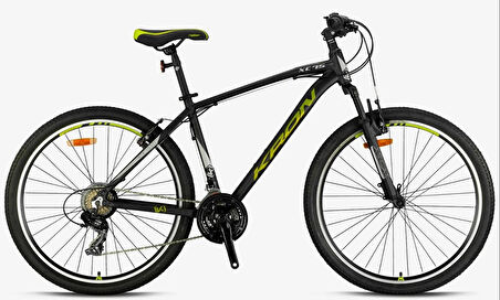 Kron XC 75 26" Jant 14 Kadro 21 Vites V Fren Dağ Bisikleti Mat Siyah Neon Sarı