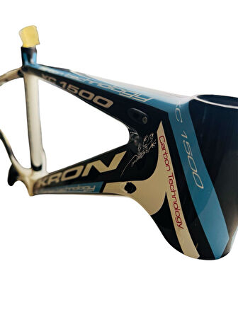 Kron Xc 1500 Modeli 26 Jant Karbon Kadro 26 Jant Carbon Bisiklet Gövdesi Siyah Mavi 