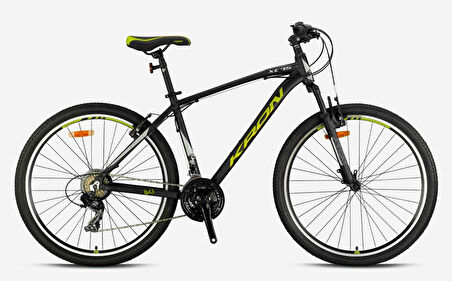 Kron XC 75 27.5" Jant 18' Kadro V-Fren 21 Vites Dağ Bisikleti Siyah Neon Sarı