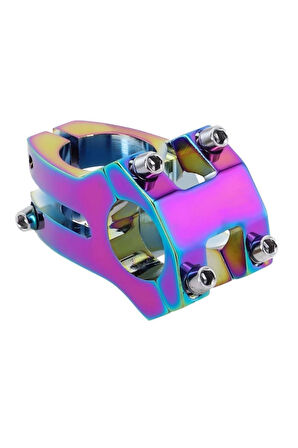Wake Rainbow Bisiklet Kısa Gidon Boğazı 40mm Bisiklet Yedek Parça Aksesuarı WAKE RAİNBOW