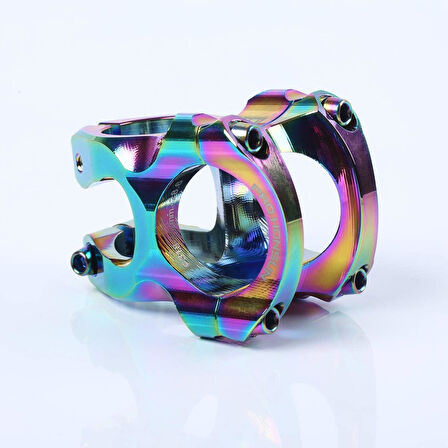 Wake Rainbow Bisiklet Kısa Gidon Boğazı 40mm Bisiklet Yedek Parça Aksesuarı WAKE RAİNBOW