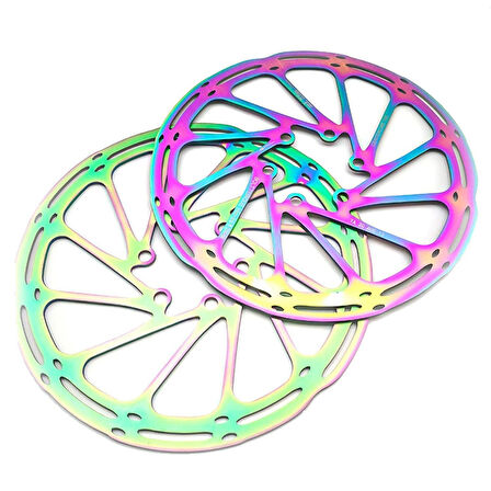 SRAM 160 mm Bukalemun Rotor Bisiklet Disk Fren Rotoru 160mm 6 Vida MTB Ultra Hafif Rainbow Rotor