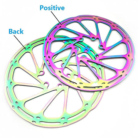SRAM 160 mm Bukalemun Rotor Bisiklet Disk Fren Rotoru 160mm 6 Vida MTB Ultra Hafif Rainbow Rotor