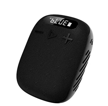 Xbyc 2727 Bluetooth Bağlantılı Hoparlör Su Geçirmez Şarjlı Bisiklet Motosiklet Hoparlörü Siyah