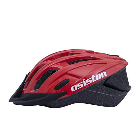 Asistan Cape H90 Çok Amaçlı Rüzgarlıklı Kask Yetişkin Scooter Bisiklet Kaskı M Beden Kırmızı