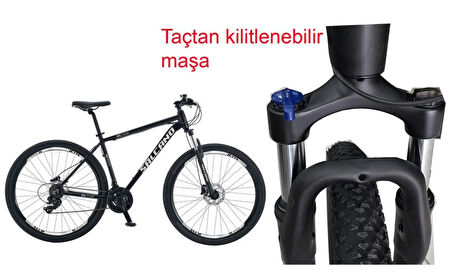 Salcano NG Team200 29 Jant 21 Vites Hidrolik Fren 21 Kadro Dağ Bisikleti Siyah Gümüş