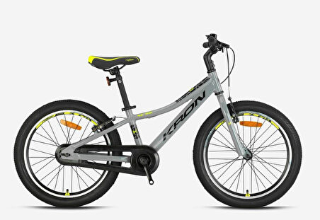Kron XC 50 16 Jant Vitessiz V-Fren Alüminyum Çocuk Bisikleti Nardo Gri Sarı Denge Tekerli