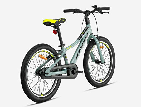 Kron XC 50 20 Jant Vitessiz V-Fren Alüminyum Çocuk Bisikleti Nardo Gri Sarı Denge Tekerli