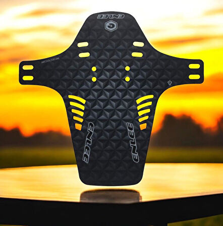 Wake Mtb Bisiklet Çamurluk Trekking Ön Veya Arkaya Takılabilir 4 Adet Cırt Kelepçe Hediyeli 3D Karbon Desen