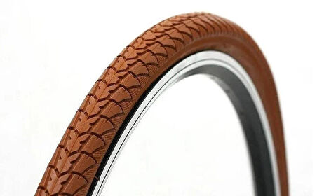 CST Dış Lastik 24X1.75 C1446 Kahverengi 24 JANT Dişsiz Model Şehir Bisikleti Dış Lastiği