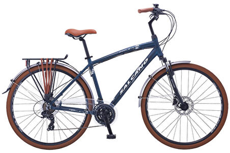 Salcano Sarajevo 700 Man Hidrolik Fren 28" Jant 19'' 21 Vites Hidrolik Fren Şehir Bisikleti Mavi