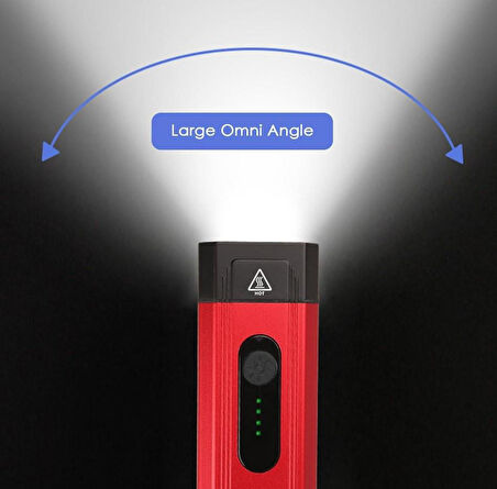 XBYC 6127 800 Lümen Bisiklet Ön Lamba Far Aydınlatma Usb Şarjlı Kırmızı