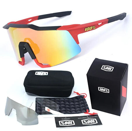 XBYC G4681 %100 Bisiklet Sürüş Gözlüğü Polarize Cam Yarı Çerçevesiz Spor Gözlüğü UV400 Lens Mavi