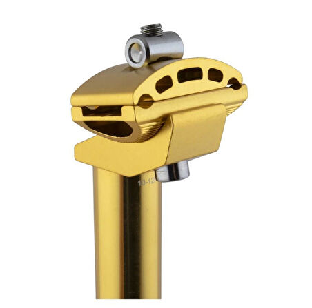 XBYC 679 Wake Sele Borusu 27.2mm çap x 35cm uzunluk Hafif Renkli Bisiklet Koltuk Borusu Sarı Renk