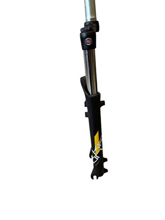 ZOOM M/LO 26" Jant Kilitlenebilir Bisiklet Maşası 1-1/8 QR Amortisörlü Maşa Disk Fren Uyumlu Siyah Sarı