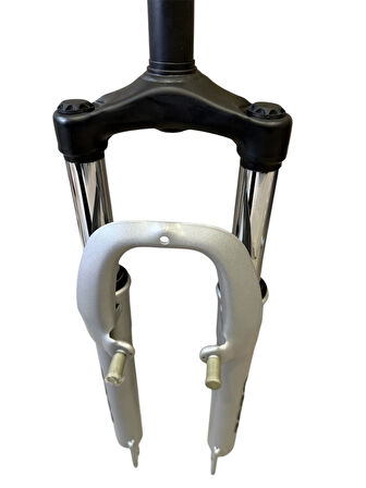 Zoom 27,5" Jant Bisiklet Maşası 1-1/8 QR Amortisörlü Maşa Disk + V-fren Uyumlu Nardo Gri Renk