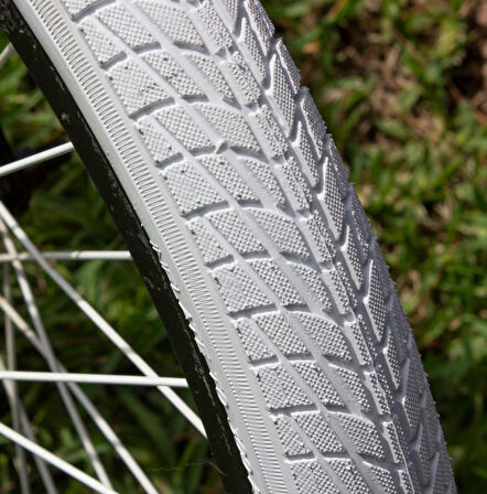 RAPTOR Beyaz Dış Lastik 20X1.95 (Desen-P1023) 20 Jant Beyaz Çocuk Bisikleti Dış Lastiği Düz Lastik