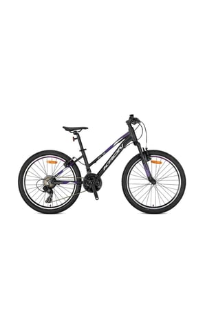 XC 75 Lady 24 Jant 21 Vites Alüminyum Gövde Çocuk Dağ Bisikleti Siyah Mor