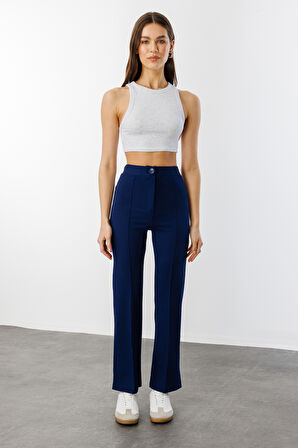 Kadın Yüksek Bel Toparlayıcı Ispanyol Paça Palazzo Pantolon PANTOLON-003