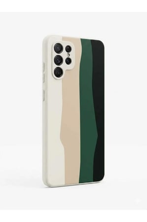 Samsung Galaxy M32 Arkası Cam Çok Renkli Kılıf Modeli