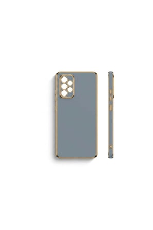 Samsung Galaxy A 72 Mavi Parlak Kılıf Modeli