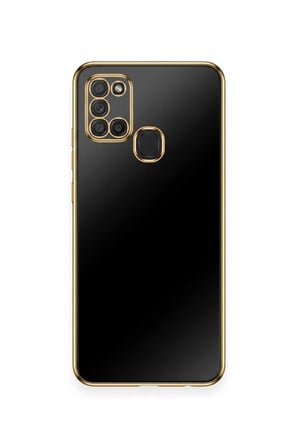 Samsung Galaxy A 21S Siyah Parlak Silikon Kılıf Modeli