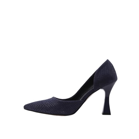 Hobby Kadın Baskılı Deri Stiletto Ayakkabı