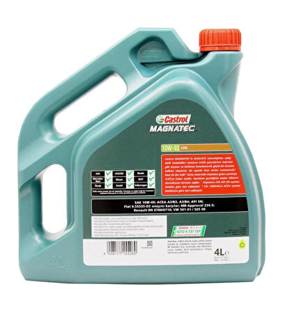 Castrol Magnatec 10W-40 - 4 Litre Motor Yağı