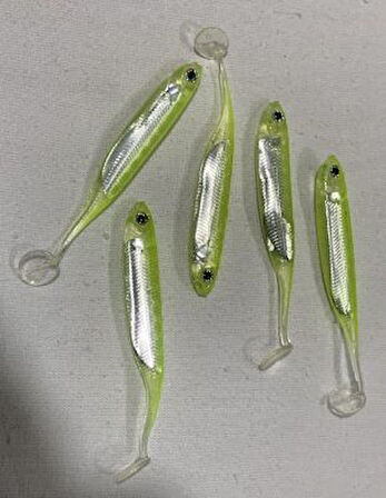 RYUJİ REAL FİSH 8 CM  LEMON SİLİKON YEM