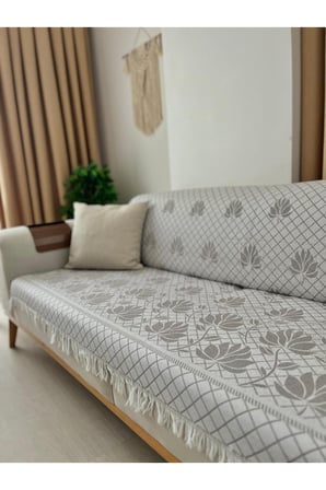 %100 Pamuk Koltuk Örtüsü – Oturma ve Sırt Kısmını Kaplayan Koruyucu Örtü 180 X 220
