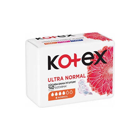 Kotex Ultra Normal 8 li Ped x 6 Adet