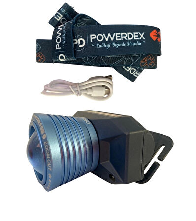 Powerdex PD-1572 Şarjlı Kafa Feneri 20 Watt