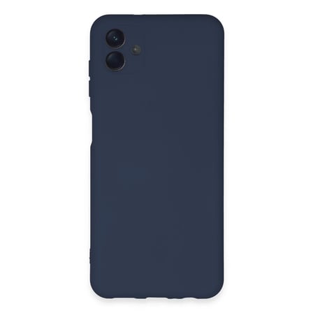 Samsung Galaxy A04E Kılıf Nano içi Kadife Silikon - Lacivert