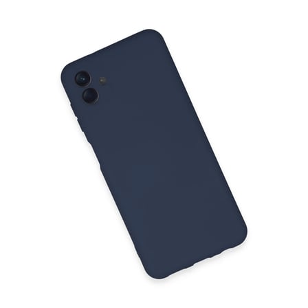 Samsung Galaxy A04E Kılıf Nano içi Kadife Silikon - Lacivert