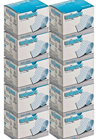 Unipore Flaster 10 cm x 10 M Hipoalerjenik 10 Adet