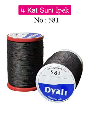 Oyalı 4 Kat Suni İpek İplik İğne Oyası Boncuk İpi Tığ Oyası No:581