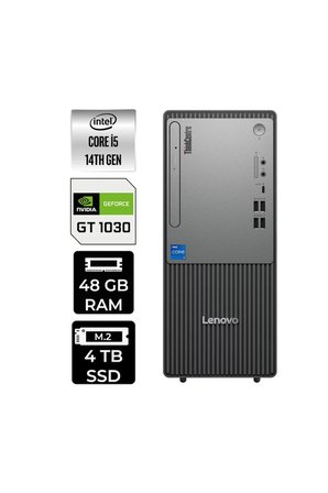 ThinkCentre Neo 50T G5 i5 14400 48GB 4TB SSD GT1030/4GB FDOS Masaüstü Bilgisayar