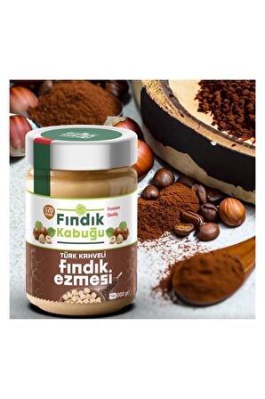 Fındık Kabuğu Türk Kahveli Fındık Ezmesi 300 gr x 10 Paket